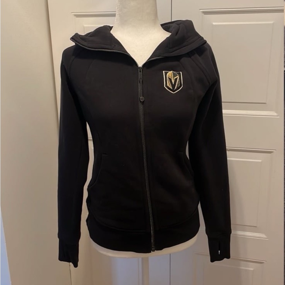lululemon Vegas Golden Knights VGK Black Scuba Hoodie (Size 6) LIMITED EDITION